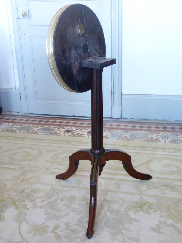 Louis XVI Mahogany Pedestal Table, 18th Century