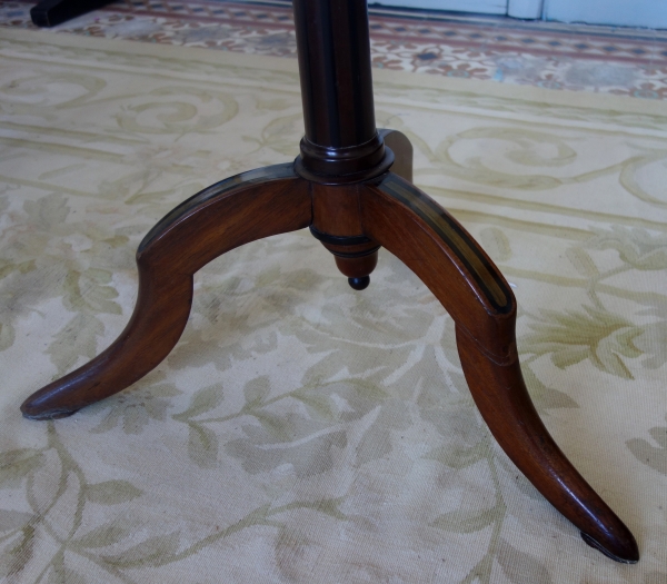 Louis XVI Mahogany Pedestal Table, 18th Century