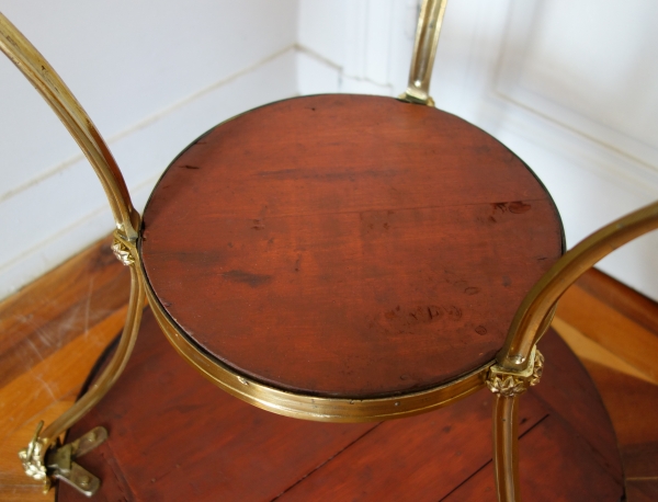 Louis XVI ormolu and marble tea table, late 18th century circa 1790-1800