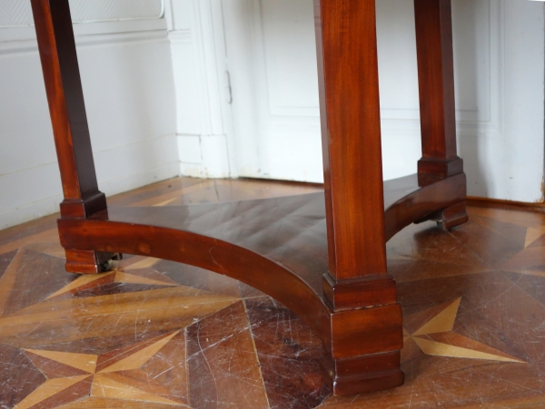 Empire mahogany and ormolu pedestal table, early 19th century