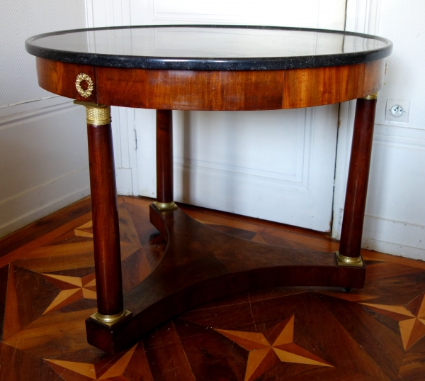 Mahogany and ormolu Empire table, early 19th century circa 1815 - 1820