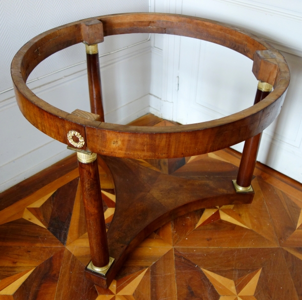 Mahogany and ormolu Empire table, early 19th century circa 1815 - 1820