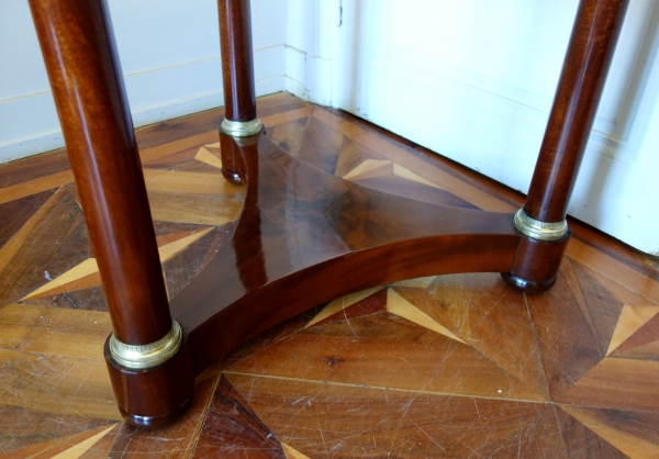 Mahogany and ormolu Empire table, early 19th century circa 1810