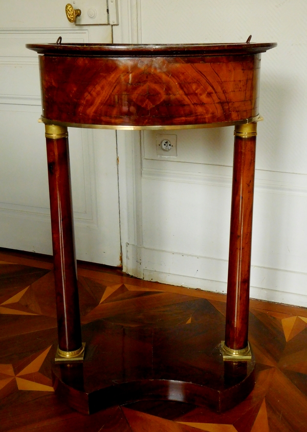 Empire mahogany and ormolu planter, early 19th century