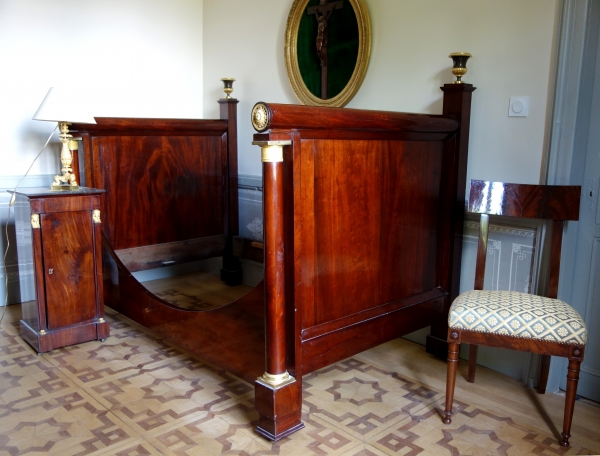 Empire mahogany and ormoly bed / sofa, early 19th century