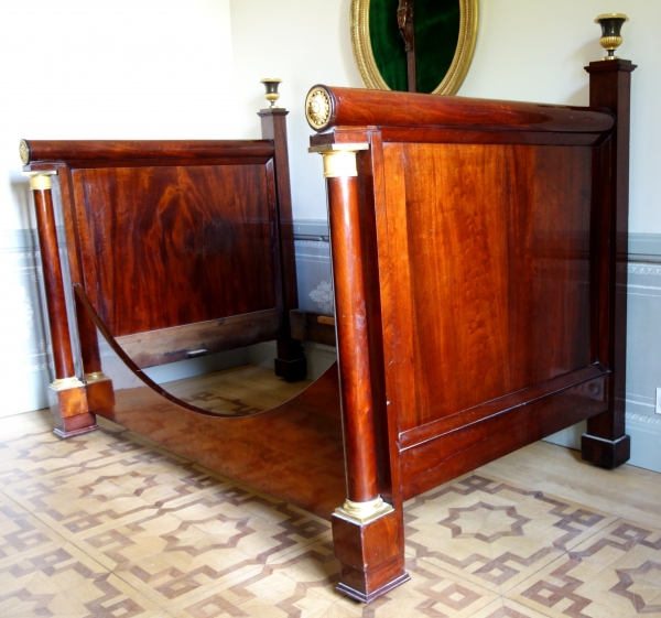 Empire mahogany and ormoly bed / sofa, early 19th century