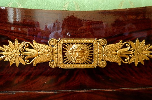 Empire mahogany bed / sofa, early 19th century