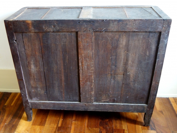 Nicolas Alexandre Lapie : Louis XVI rosewood and amaranth marquetry sideboard - stamped