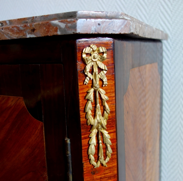 Nicolas Alexandre Lapie : Louis XVI rosewood and amaranth marquetry sideboard - stamped