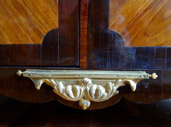 Nicolas Alexandre Lapie : Louis XVI rosewood and amaranth marquetry sideboard - stamped