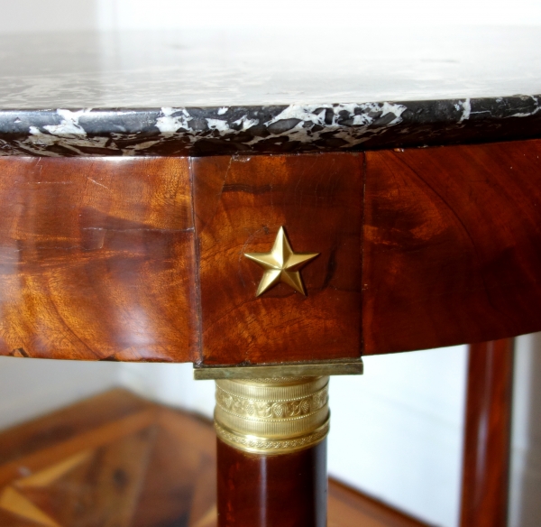 Mahogany and ormolu Empire table, early 19th century circa 1810 - 1820