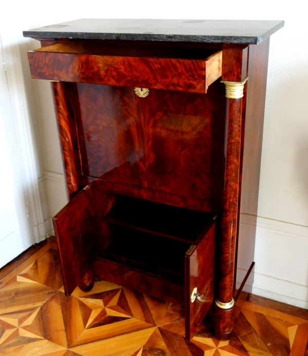 Empire mahogany and ormolu writing desk - early 19th century circa 1815