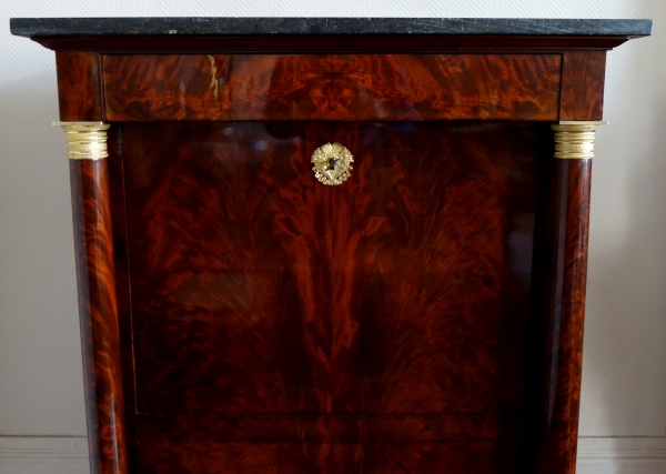 Empire mahogany and ormolu writing desk - early 19th century circa 1815