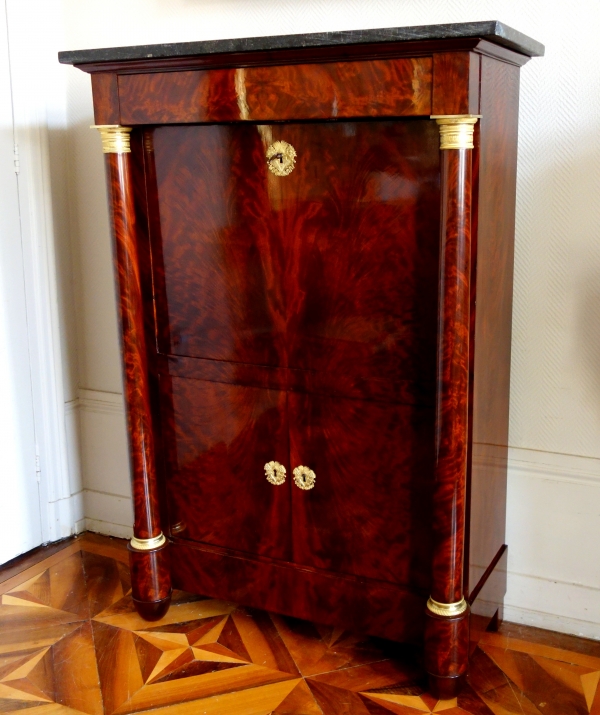 Empire mahogany and ormolu writing desk - early 19th century circa 1815