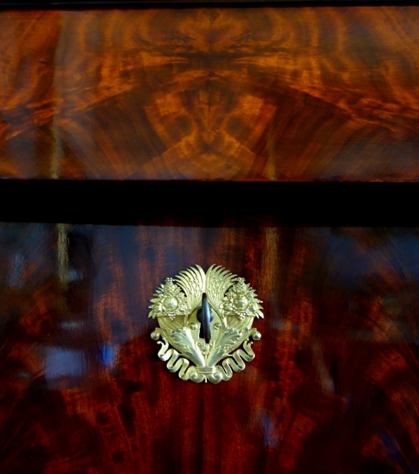 Empire mahogany and ormolu writing desk - early 19th century circa 1815