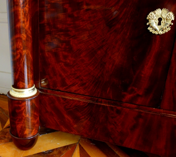 Empire mahogany and ormolu writing desk - early 19th century circa 1815