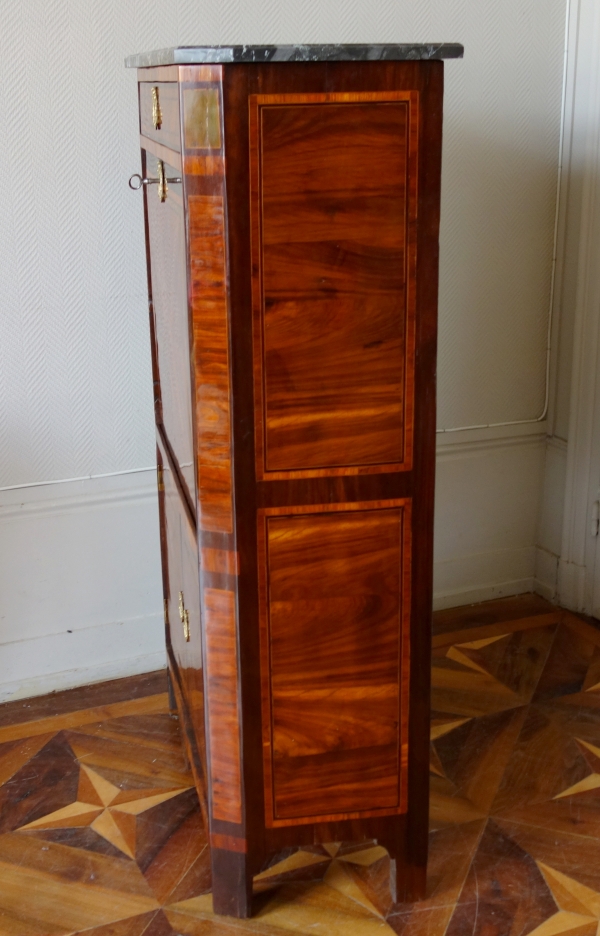 Louis XVI marquetry secretaire or writing desk, France, 18th century circa 1780