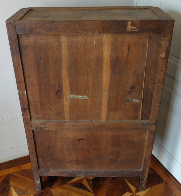 C Krier : Louis XVI marquetry secretaire or writing desk, France, 18th century circa 1780