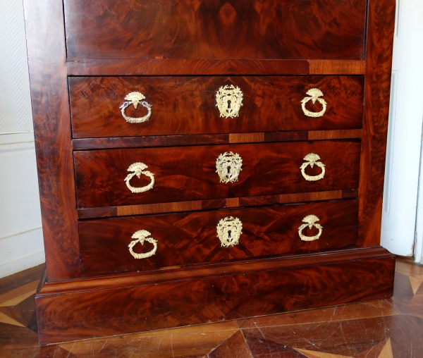 Empire mahogany and ormolu writing desk - early 19th century circa 1820