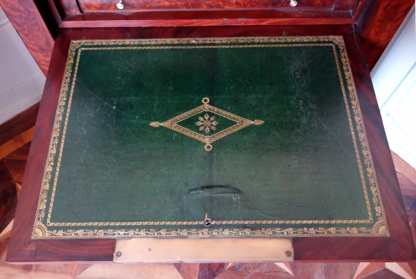 Empire mahogany and ormolu writing desk - early 19th century circa 1820