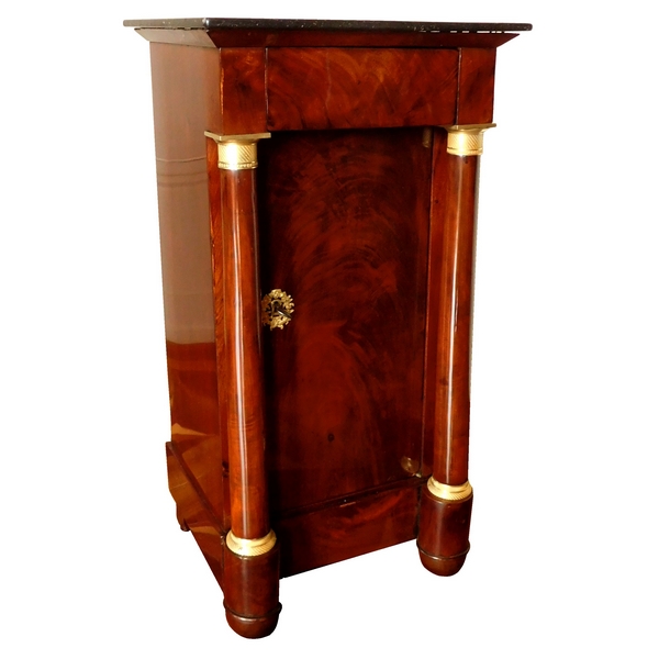 Mahogany somno / bedside table, Empire period - early 19th century circa 1805