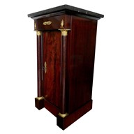 Mahogany somno, bedside table, Empire period - mercury gilt bronze