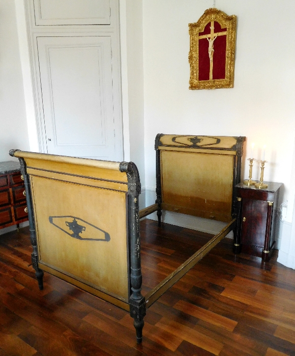 Mahogany somno / bedside table, French Empire production, early 19th century