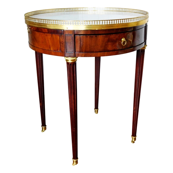 Louis XVI mahogany and ormolu bouillotte table - Paris late 18th century