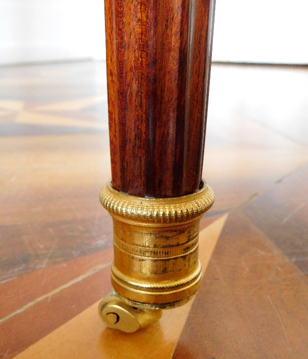 Louis XVI mahogany and ormolu bouillotte table - Paris late 18th century