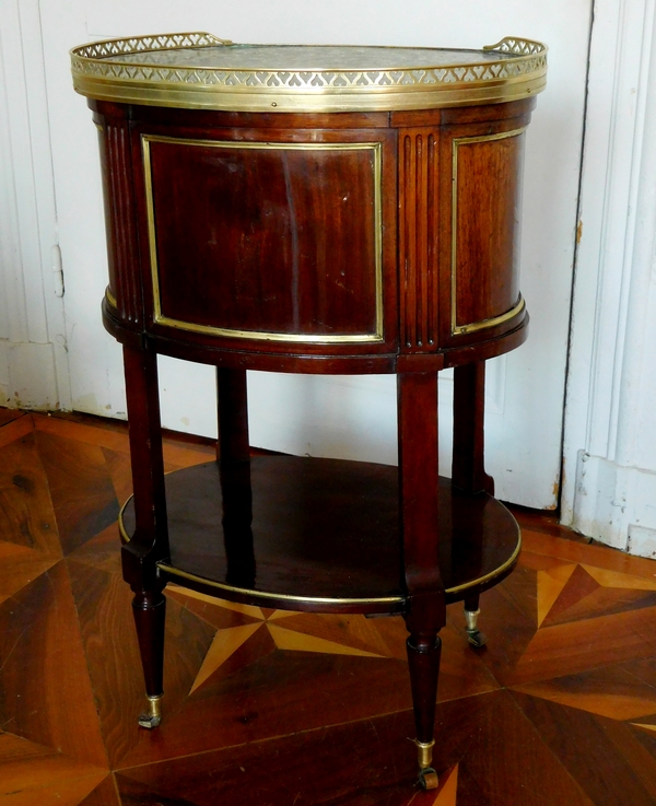 Mahogany Louis XVI coffee table / bedside table, late 18th century