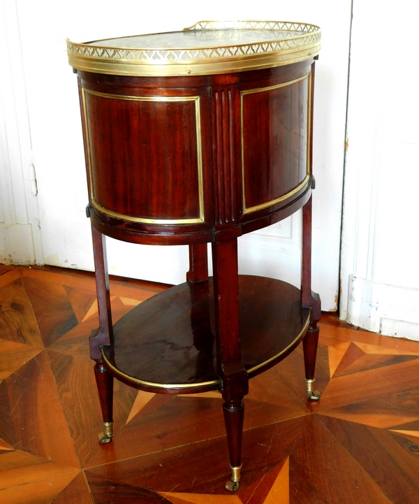 Mahogany Louis XVI coffee table / bedside table, late 18th century