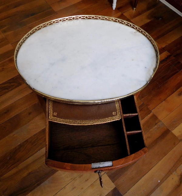 Rosewood coffee table signed by Fidelis Schey, 18th century - Transition period circa 1770