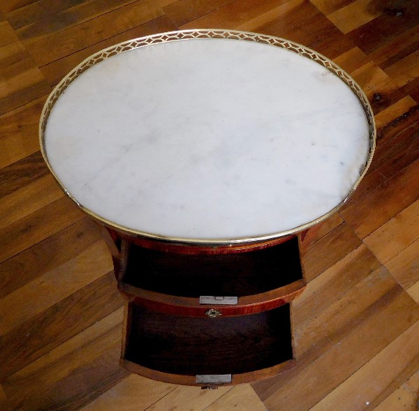 Rosewood coffee table signed by Fidelis Schey, 18th century - Transition period circa 1770