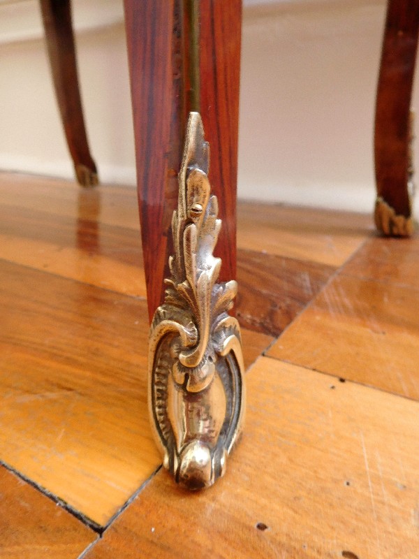 Rosewood coffee table signed by Fidelis Schey, 18th century - Transition period circa 1770