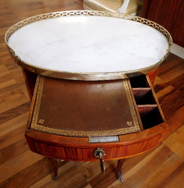 Rosewood coffee table signed by Fidelis Schey, 18th century - Transition period circa 1770