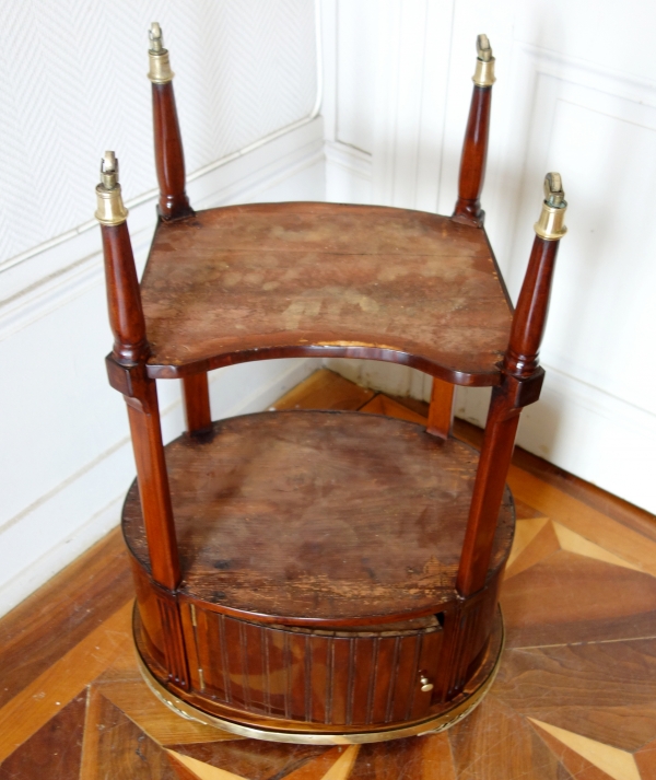 Louis XVI mahogany bedside table / coffee table, late 18th century