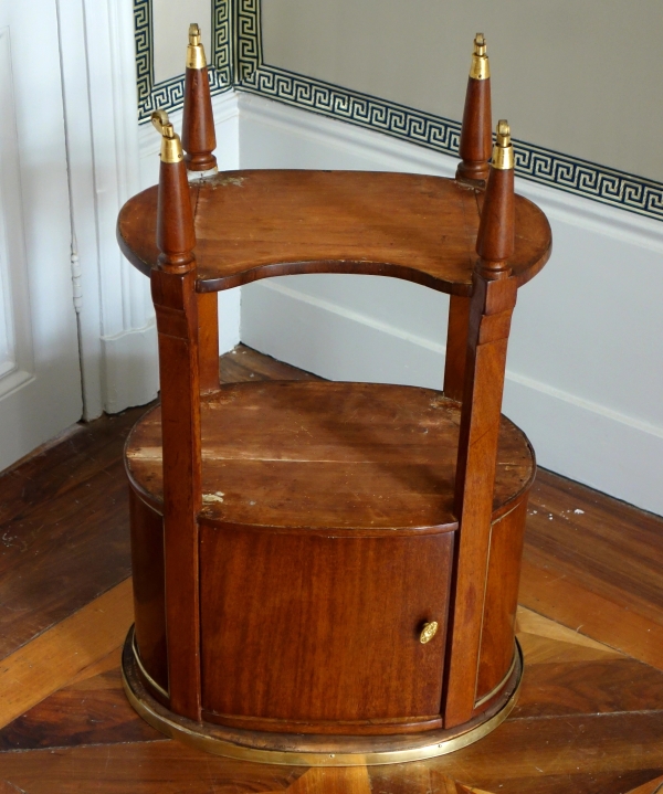 Louis XVI mahogany bedside table / coffee table, late 18th century