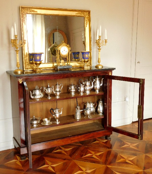 Empire mahogany bookcase, early 19th century circa 1830