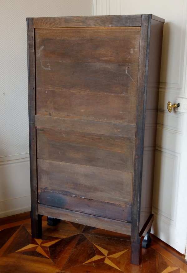 Empire mahogany showcase / bookcase, early 19th century circa 1805 - 76,5cm x 35cm x 146cm