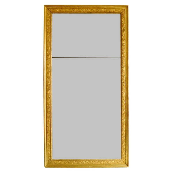 Empire mirror, gilt wood frame, early 19th century - 76cm x 146cm