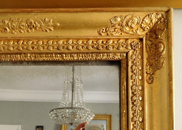 Empire mirror, gilt wood frame, 19th century - 46cm X 69cm