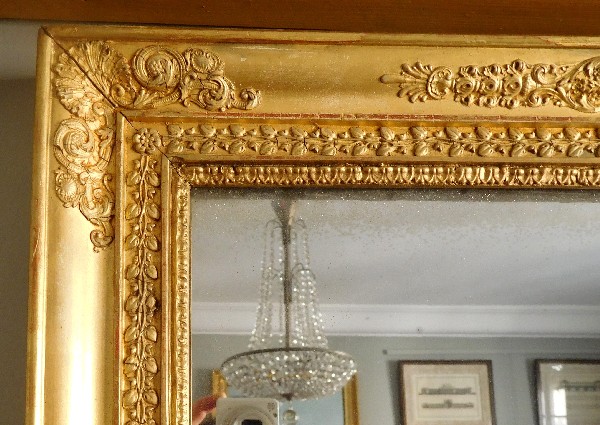 Empire mirror, gilt wood frame, 19th century - 46cm X 69cm