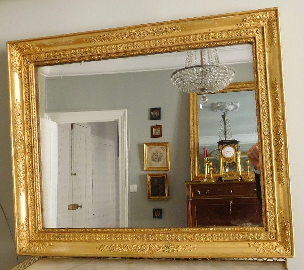 Empire mirror, gilt wood frame, 19th century - 46cm X 69cm