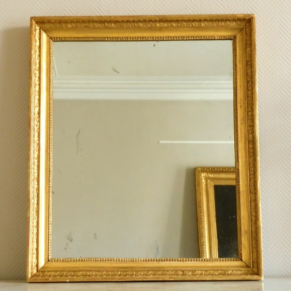Empire mirror, gilt wood frame, 19th century - 65cm x 76cm