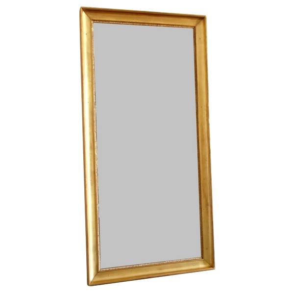 Empire mirror, gold leaf gilt wood, mercury glass, early 19th century
