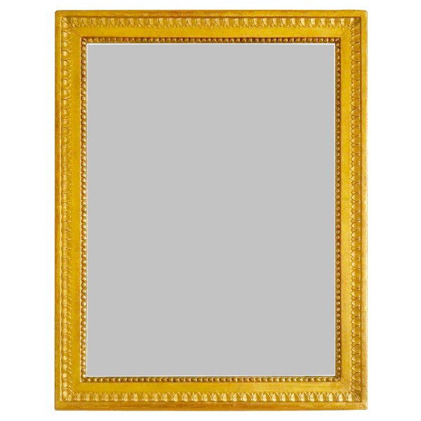Louis XVI mercury mirror, gilt wood frame, late 18th century - 56cm x 72cm