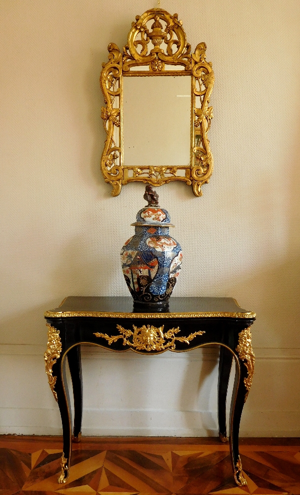 Miroir en bois doré, travail provencal d'époque Louis XV - Transition 96cm x 60cm