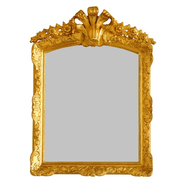 French Louis XIV / Regency, gilt wood frame, early 18th century