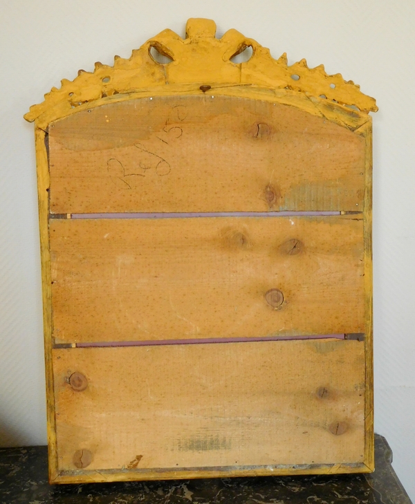 French Louis XIV / Regency, gilt wood frame, early 18th century