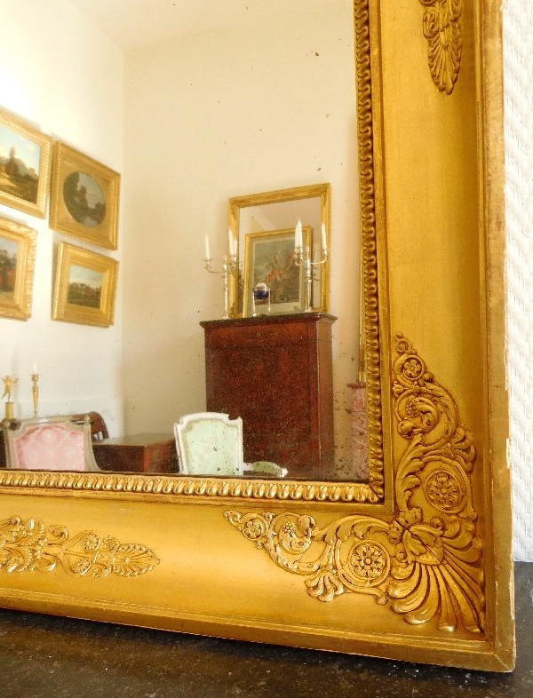 Empire mirror, gilt wood frame, early 19th century